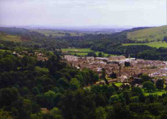 Langholm viewed from Castle hill
