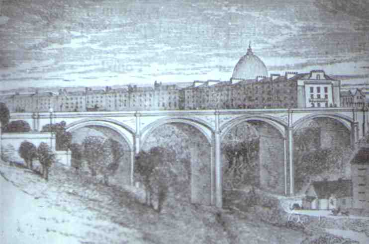 Dean Bridge in Edinburgh built in 1831