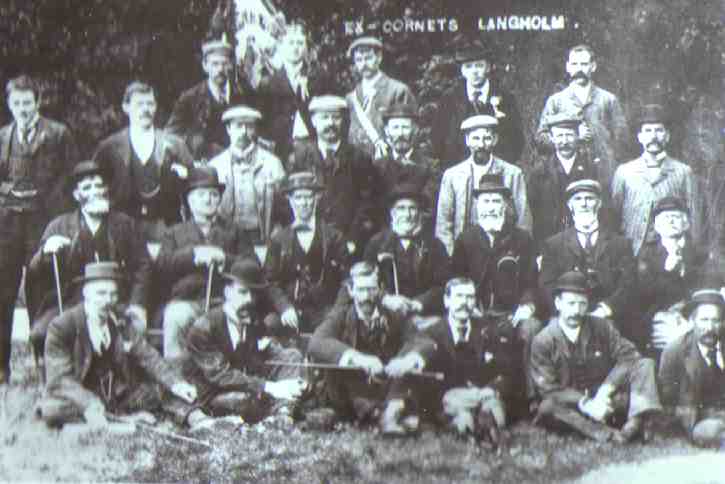 A rare picture of Ex-Cornets in 1896