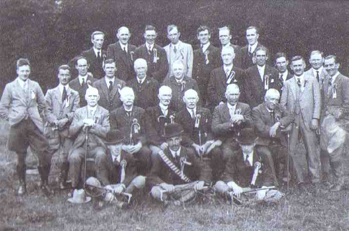 Langholm Ex-Cornets in 1925