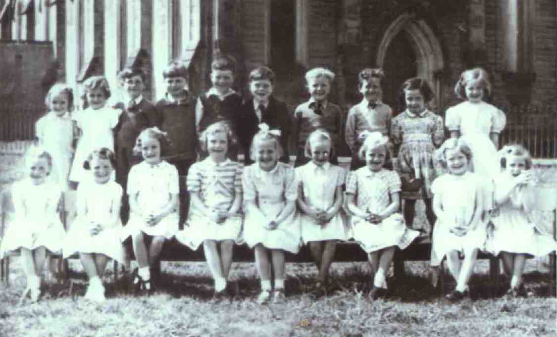 Infants attending Langholm Primary School in 1958