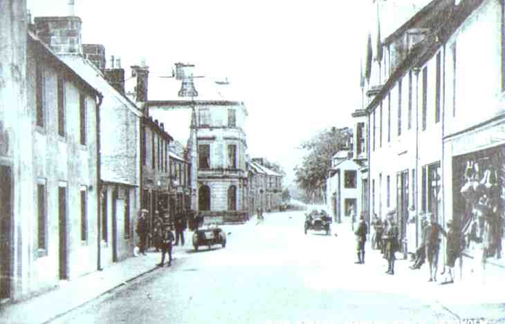 Langholm High Street in the 1920s