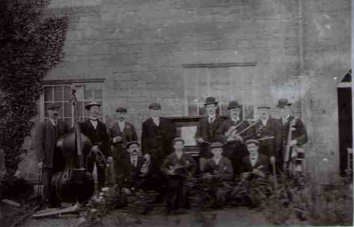 Another photograph of Milligan's Band circa 1912