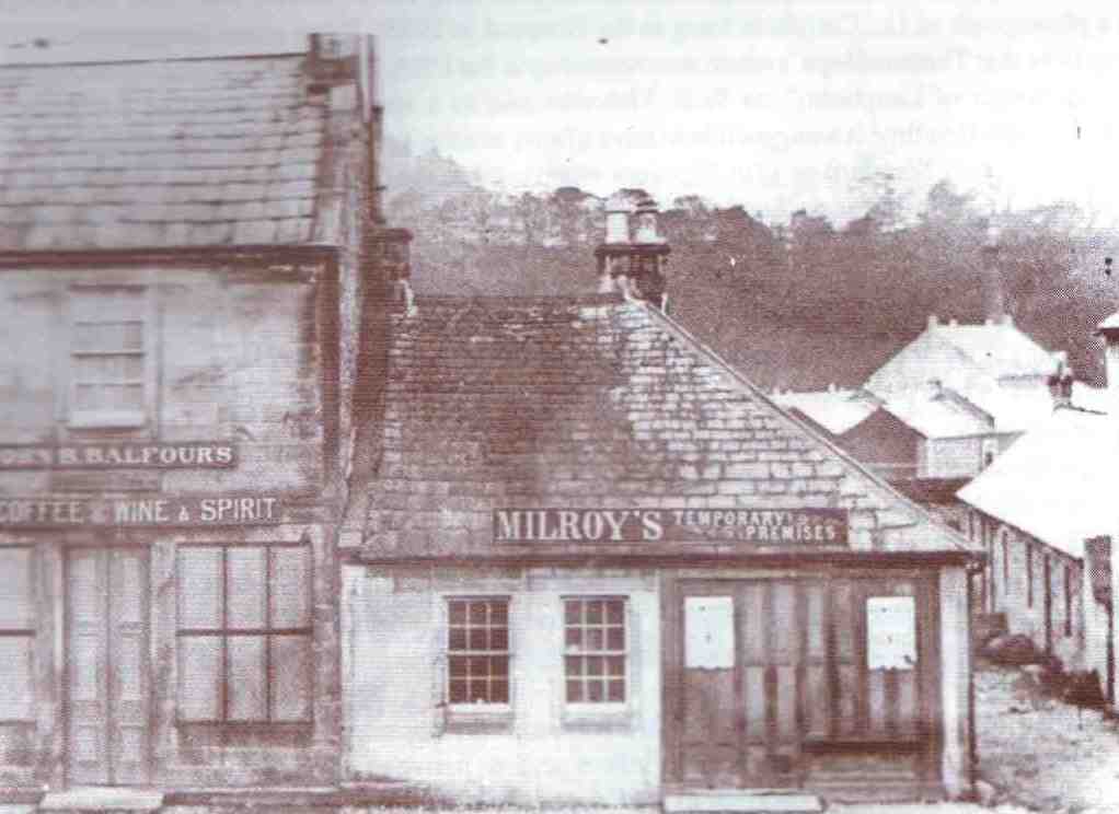J.B. Balfour's and Milroy's with Irving's Close