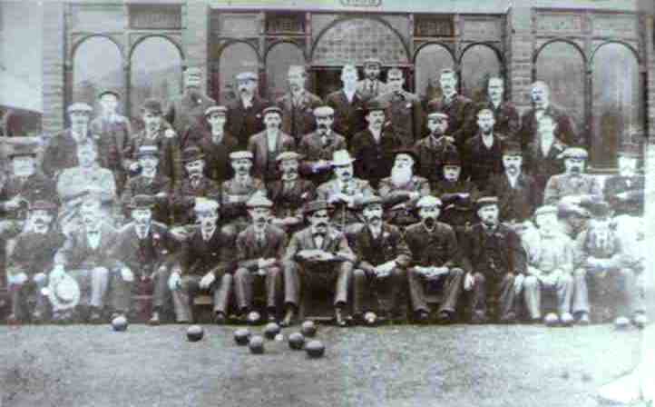 Langholm  New Town Bowling Club in 1907