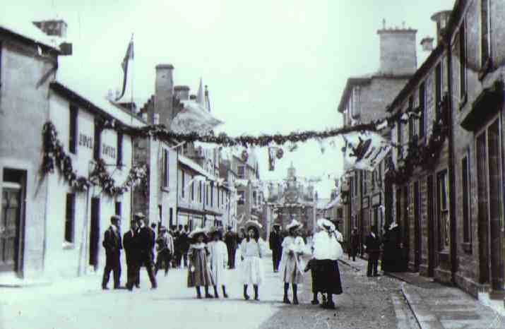 Queen Victoria's Diamond Jubilee celebrations in High Street in 1897