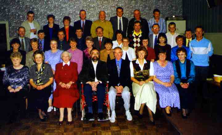 Picture of class reunion taken on 31st October 1998
