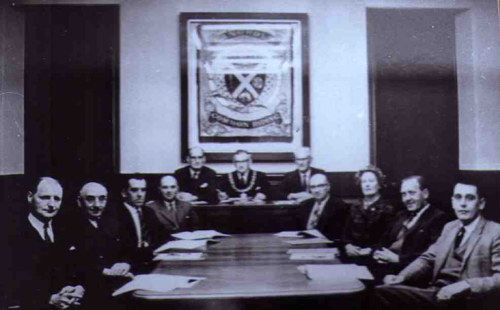 Langholm Town Council in 1975