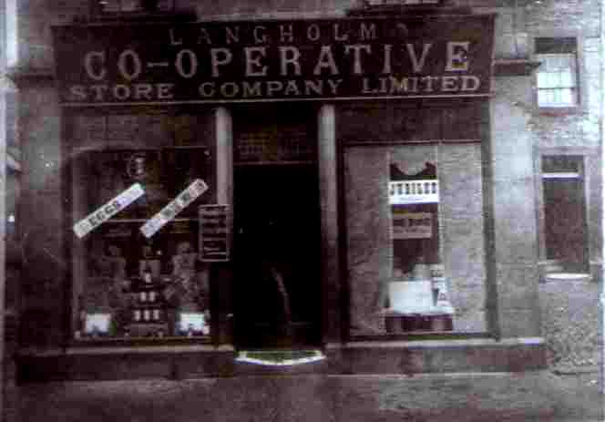 Co-operative Store Company Ltd. at the junction of High Street and Kirk Wynd in 1923