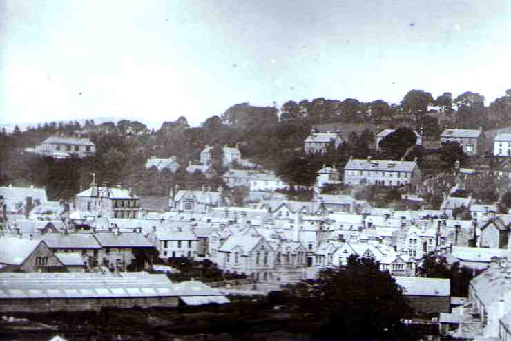 Langholm viewed from Stubholm in 1908
