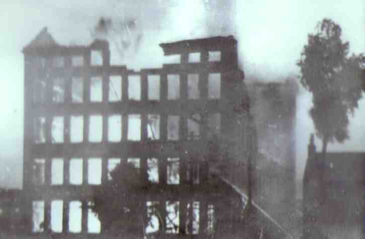 Reid and Taylor's Mill fire in 1933